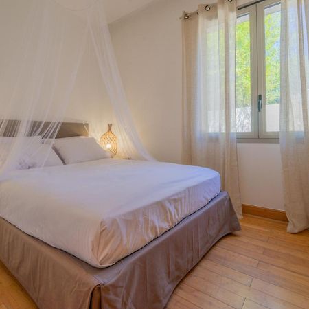 Appartement 6 Pers Jardin Prive La Cabane Bambou - Mandara Beach , Antibes French Riviera Juan-les-Pins Zewnętrze zdjęcie